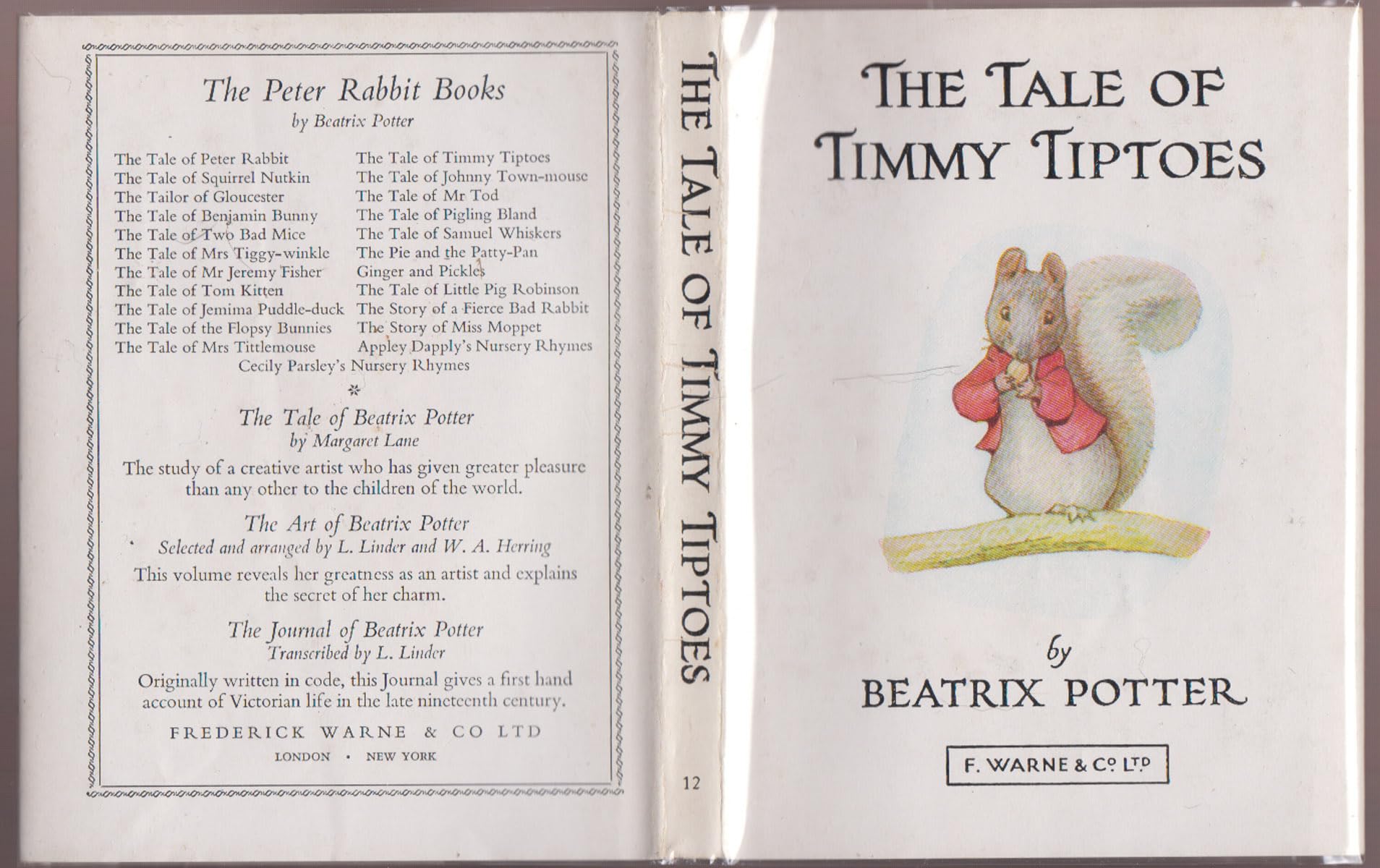The Tale of Timmy Tiptoes (Potter 23 Tales) Potter, Beatrix