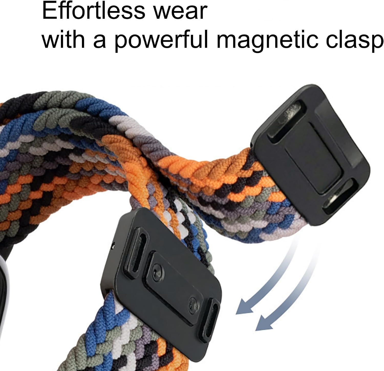 Woven Nylon Strap with Full Coverage Case for Whoop 5.0/4.0, Matte Finish Enclosure and Magnetic Clasp, Breathable Sport Band Replacement Kit image 4