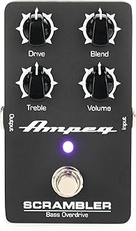 Ampeg Scrambler Bass Overdrive Pedal (ScramblerPedd1)