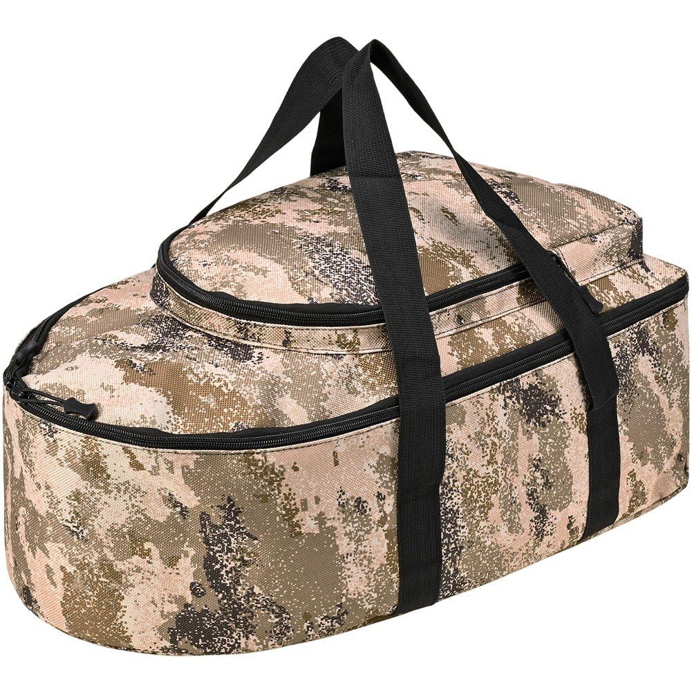 Fituenly Camouflage Bait Boat Carrying Bag, Large Capacity Fishing Tackle Storage Case Bag Lightweight Carrying Bag For Boat Fishing Outdoor