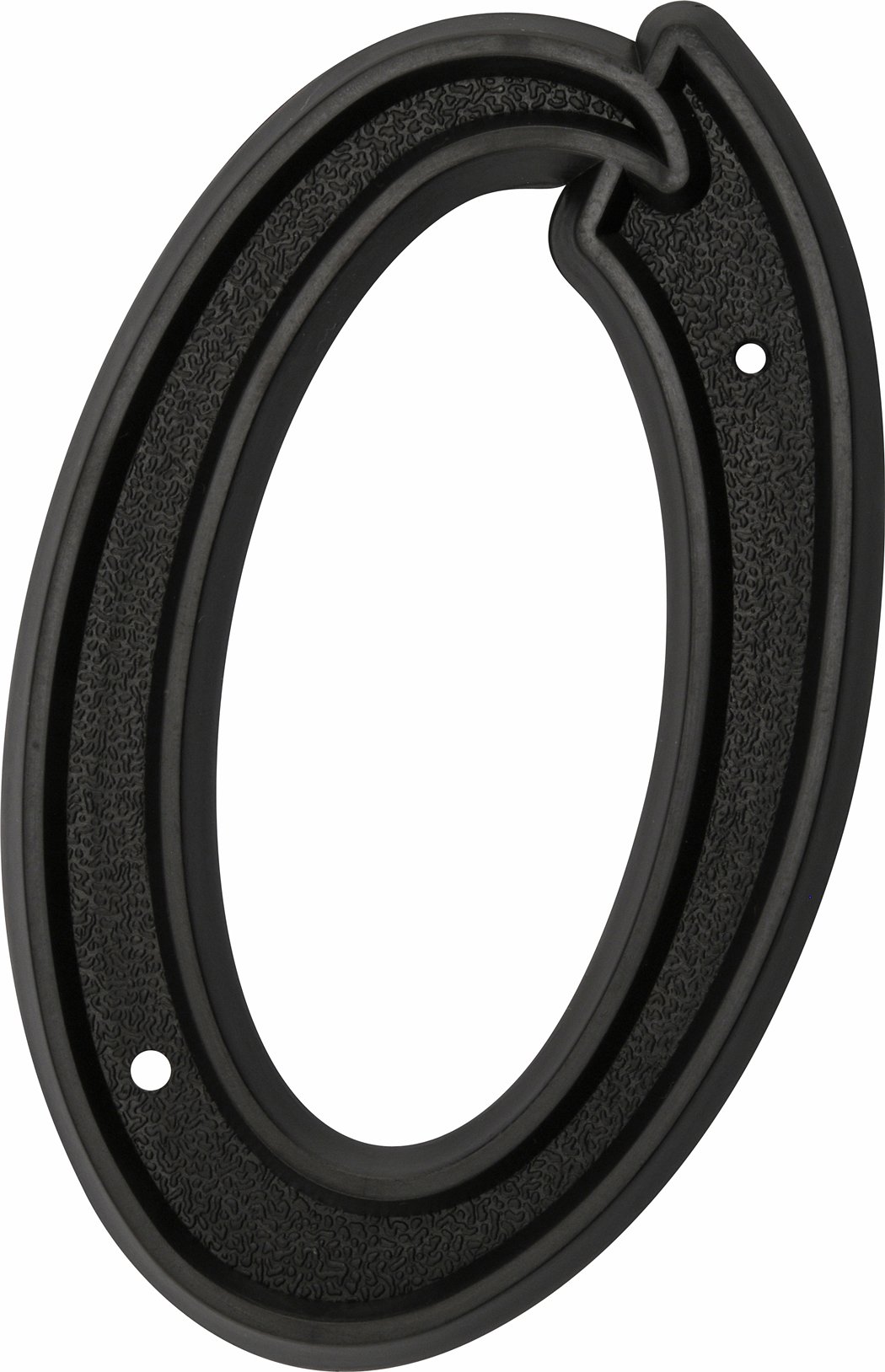 HIllman 844050 6-Inch Plastic House Number 0 , Black