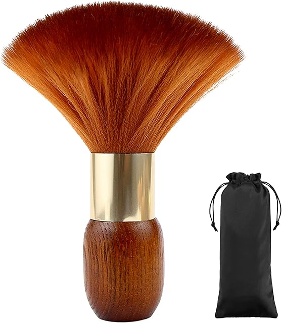 Vtrem Hairdressing Brush Neck Brush for Salon Hairdressing Duster Neck Cleaning Tool