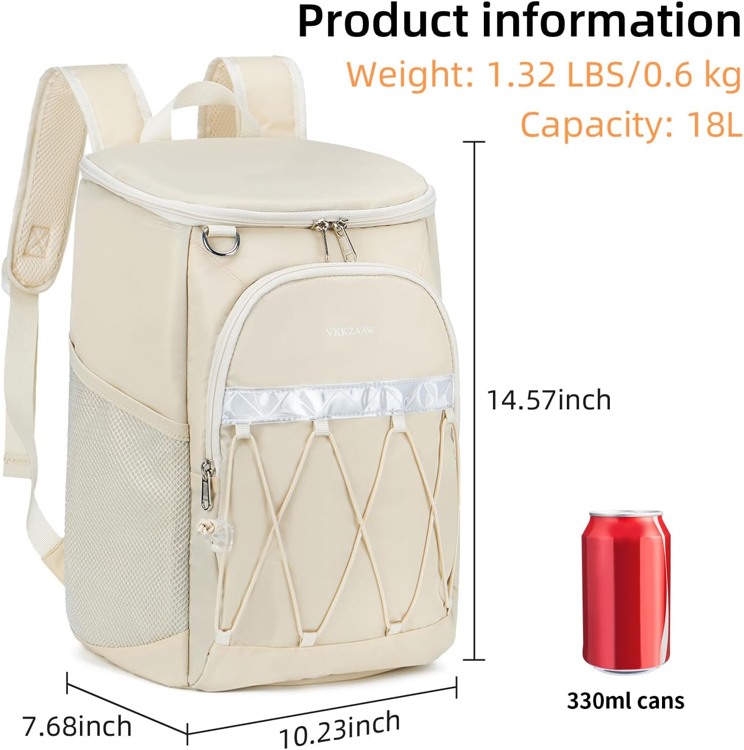 Backpack Cooler Backpack 26 Cans Insulated Leak Proof for Women Men Beach Camping Picnic Fishing Hiking Lunch Backpack Waterproof Cooler