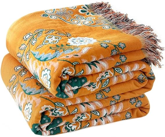 Boho Throw Blanket for Bed