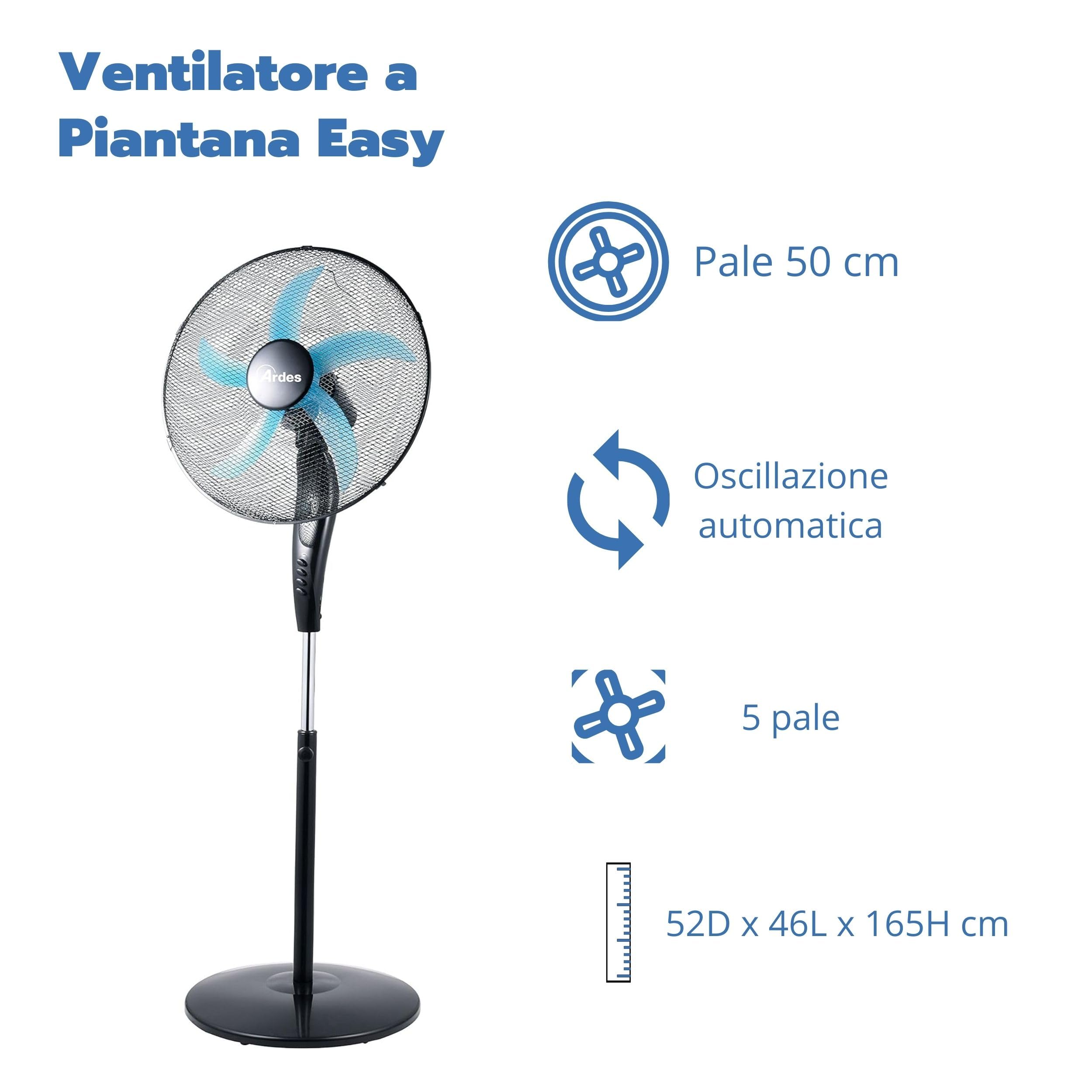 5EA50PB ventilatore a piantana