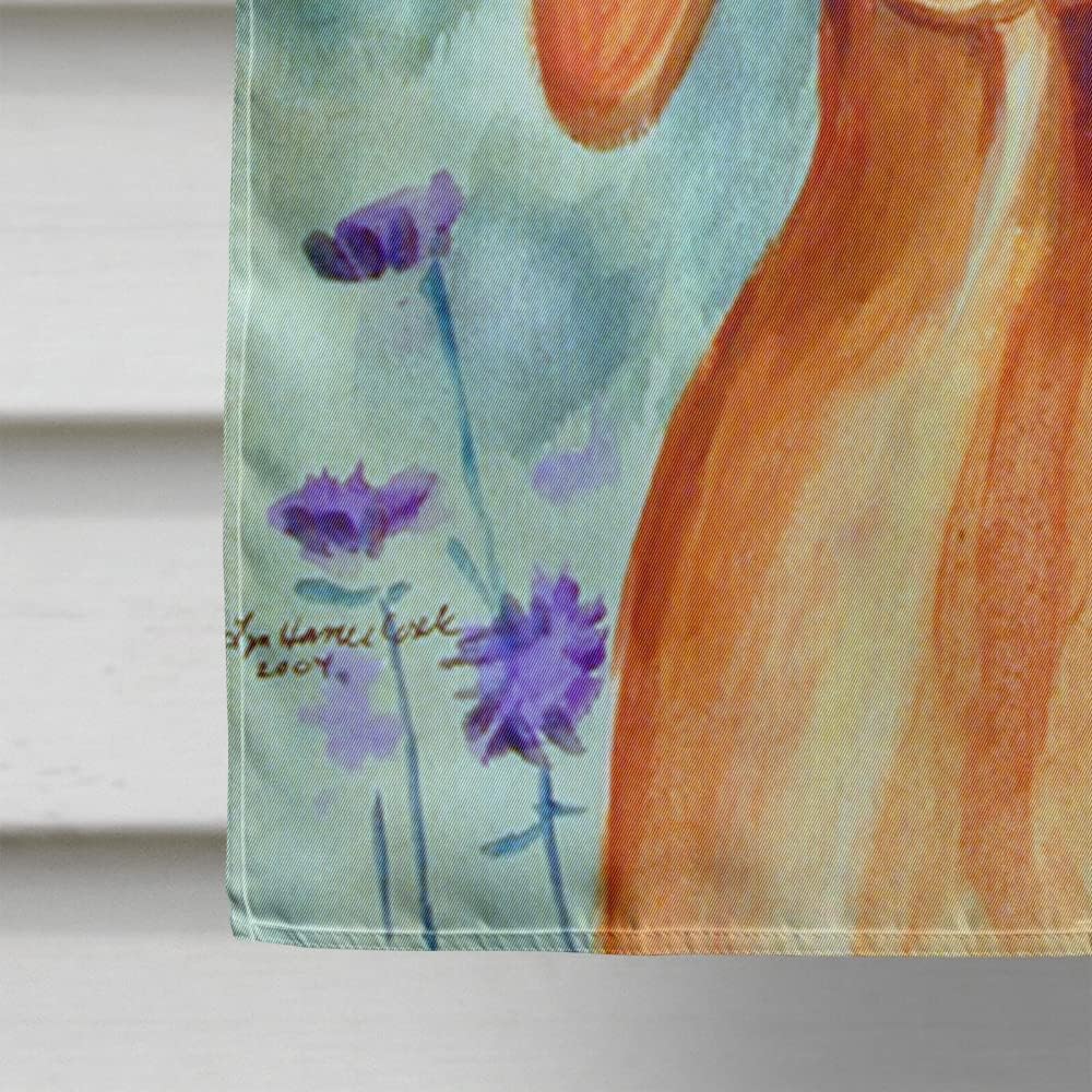 Caroline's Treasures 7230CHF Vizsla House Flag Large Porch Sleeve Pole Decorative Outside Yard Banner Artwork Wall Hanging, Polyester, House Size, Multicolor