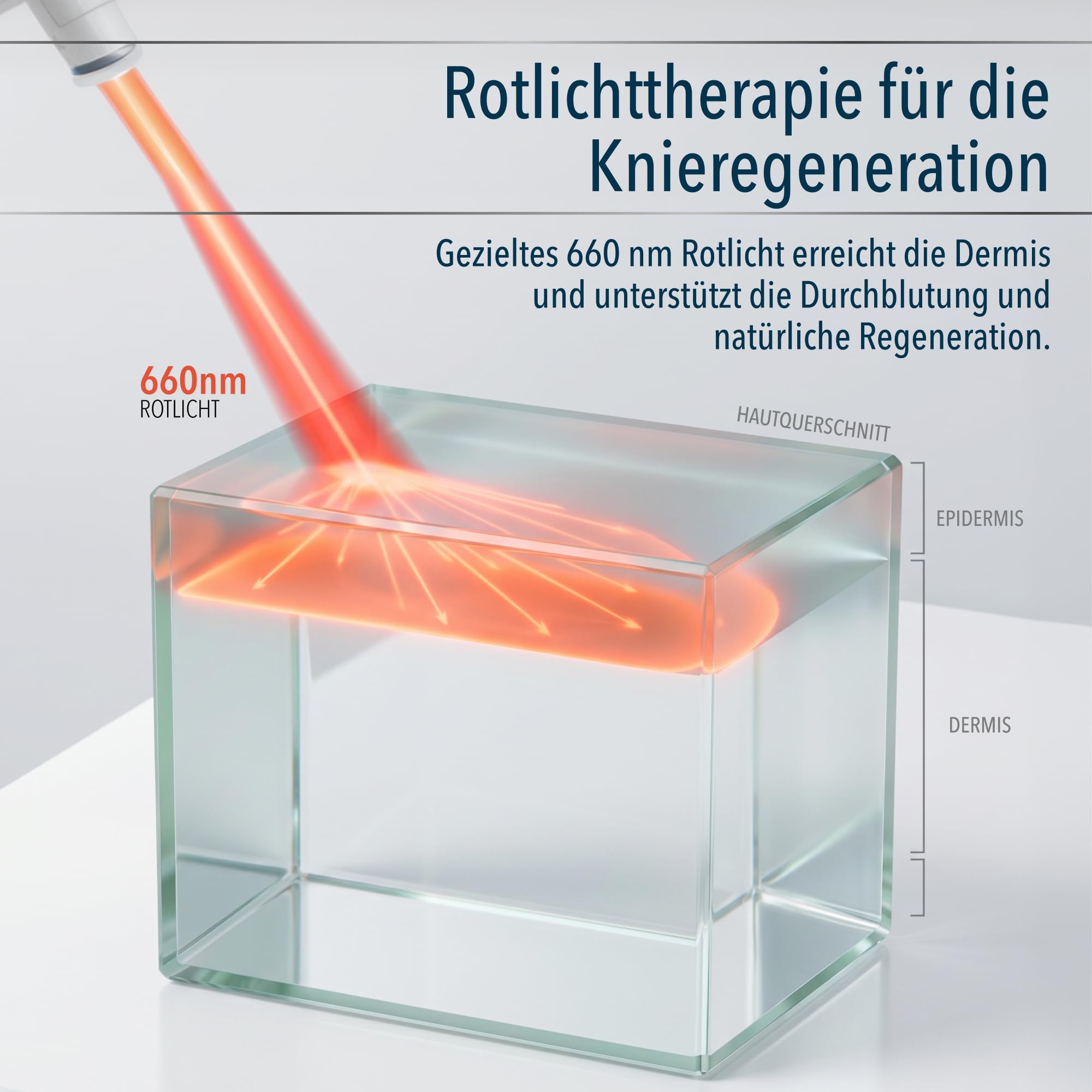 FORTHiQ Knie Massagegerät mit Infrarot für Knieschmerzen, Arthrose, Gelenkschmerzen und Massage, Mit Vibration und Tiefen-Wärme