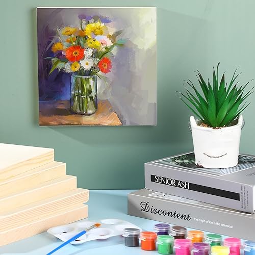 Miniatura 7 de 12 tableros de madera sin acabar, paneles de madera para pintura de madera, paneles de vertido para pintar dibujos, decoración del hogar, 3 tamaños