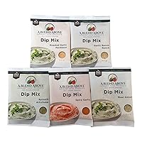 Vista 47 de A Blend Above Mustard Dip Mix, 3 paquetes, 1 onza cada uno, hace 16 onzas, sin gluten, sin MSG, todo natural, sin conservantes, apto para veganos