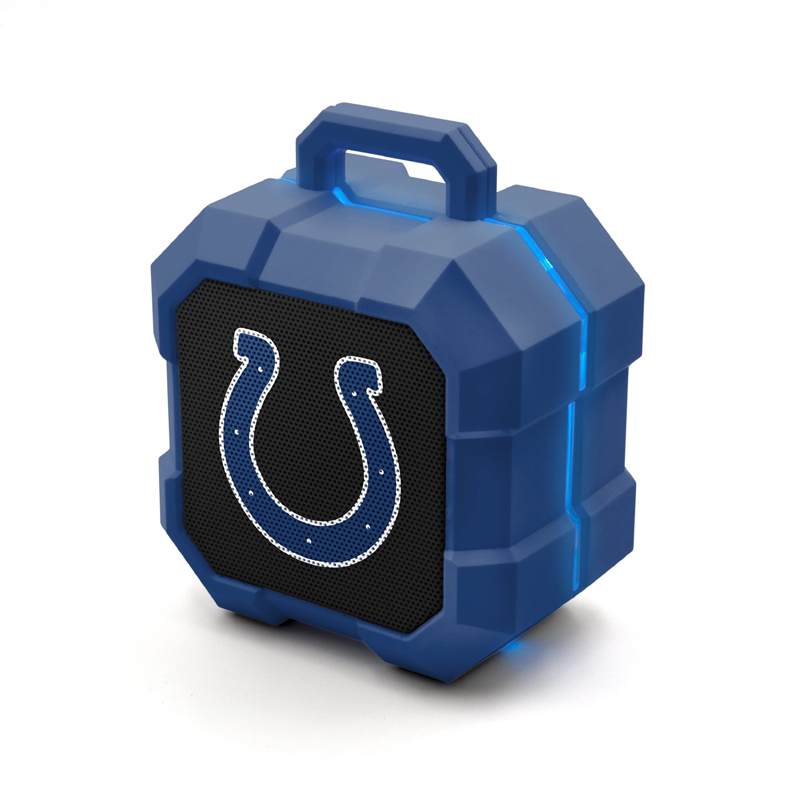 SOAR NFL Shockbox LED Wireless Bluetooth Speaker - Water Resistant IPX4, 5.0 Bluetooth with Over 5 Hours of Play Time - Small Portable Speaker - Officially Licensed NFL, Perfect Home &amp; Outdoor Speaker