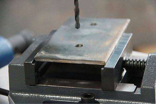 Miniatura 2 de KAKA INDUSTRIAL Tornillo de prensa de taladro, tornillo de sujeción de 6 pulgadas para perforación de precisión, fresado y carpintería BSM-150N