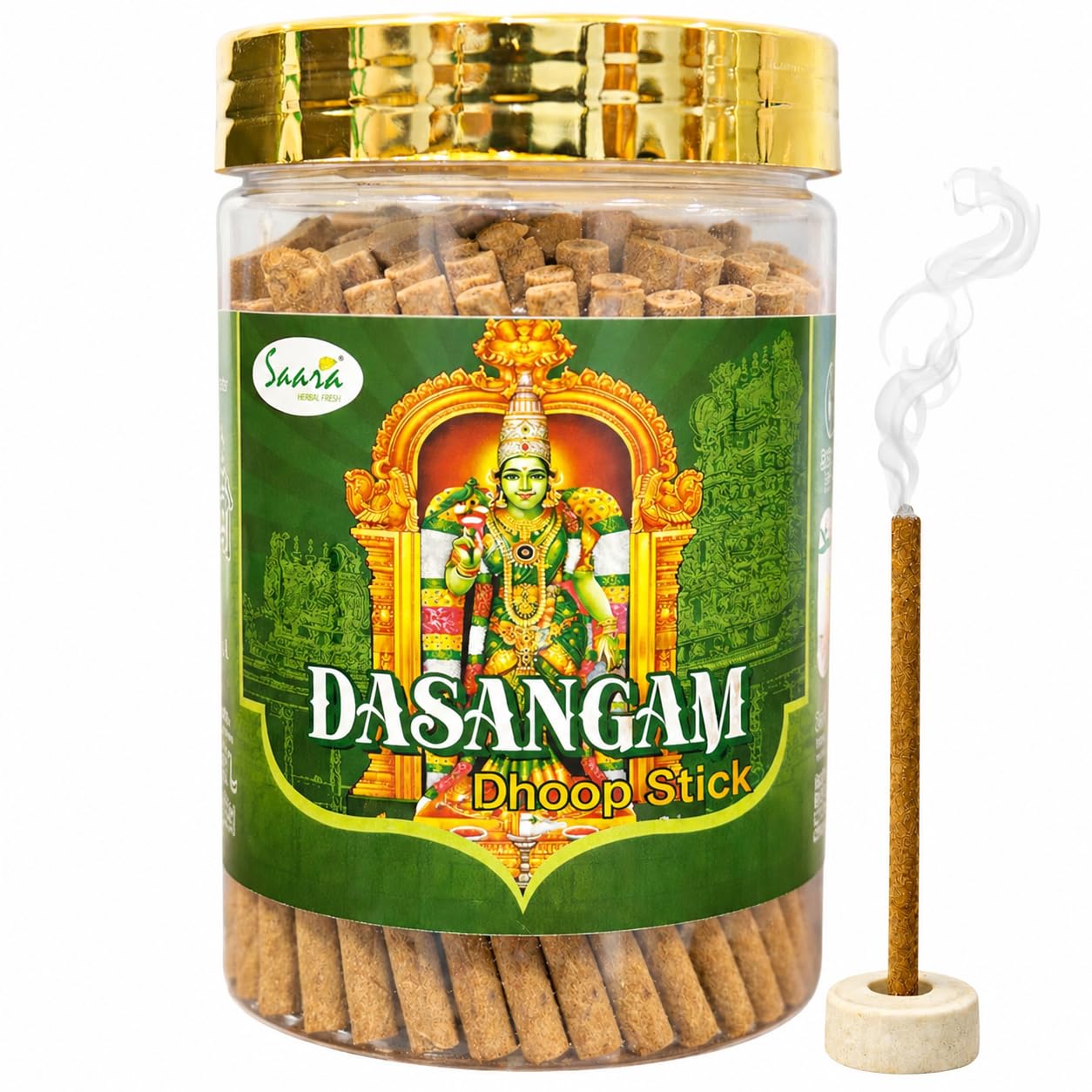 Dasangam Dhoop Sticks Original | Holder Inside | No Charcoal & Bamboo | Dasangam 50g-picture-15