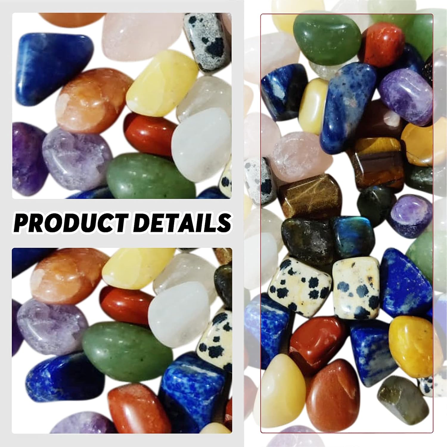 morocca Indoor Fountain Stones & Sea Glass (Mix Tumbled Stone) : Everything Else