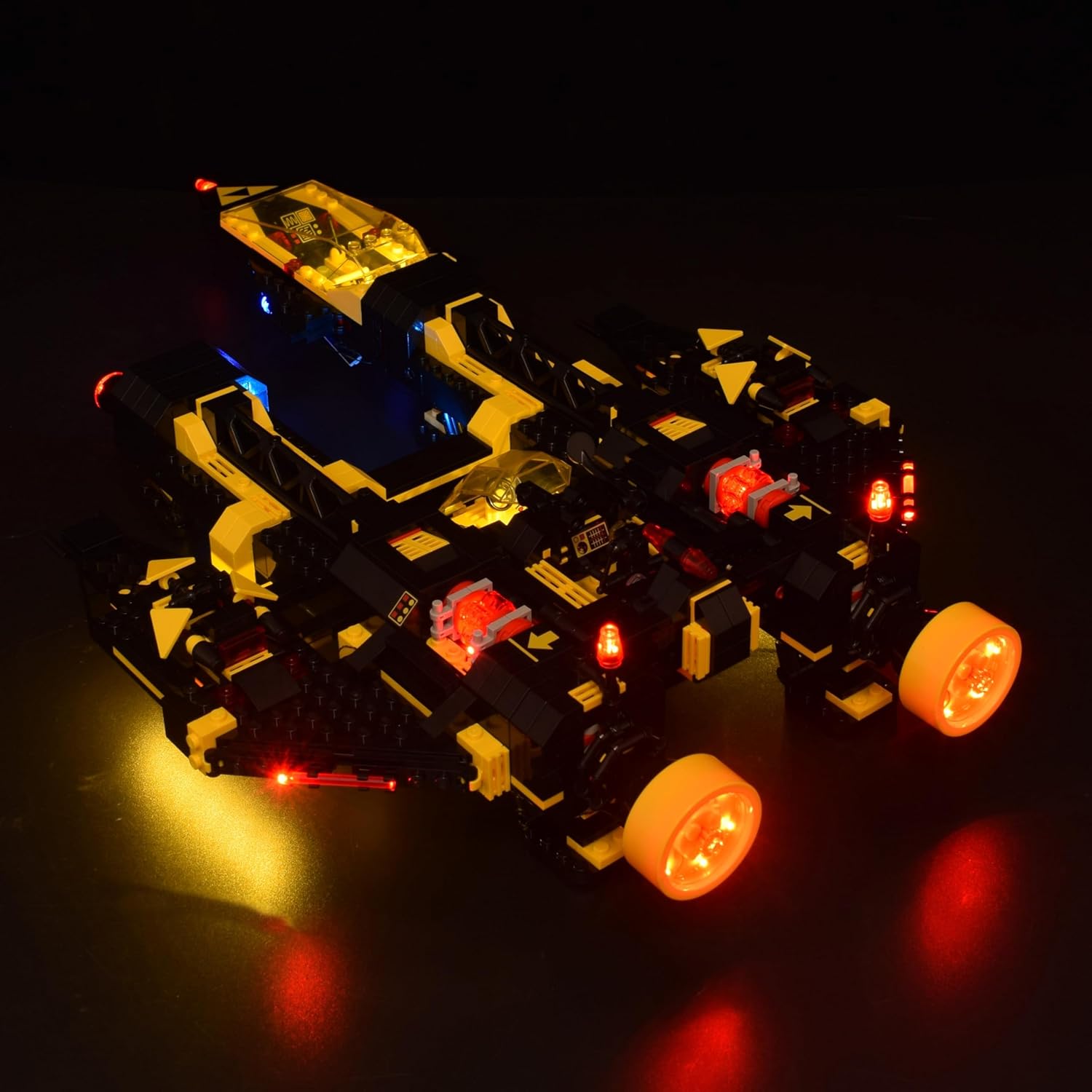 LightGo LED Lighting Kit Designed for Lego 10355 Compatible with Blacktron Renegade Building Set - Not Include Model (Remote Version)