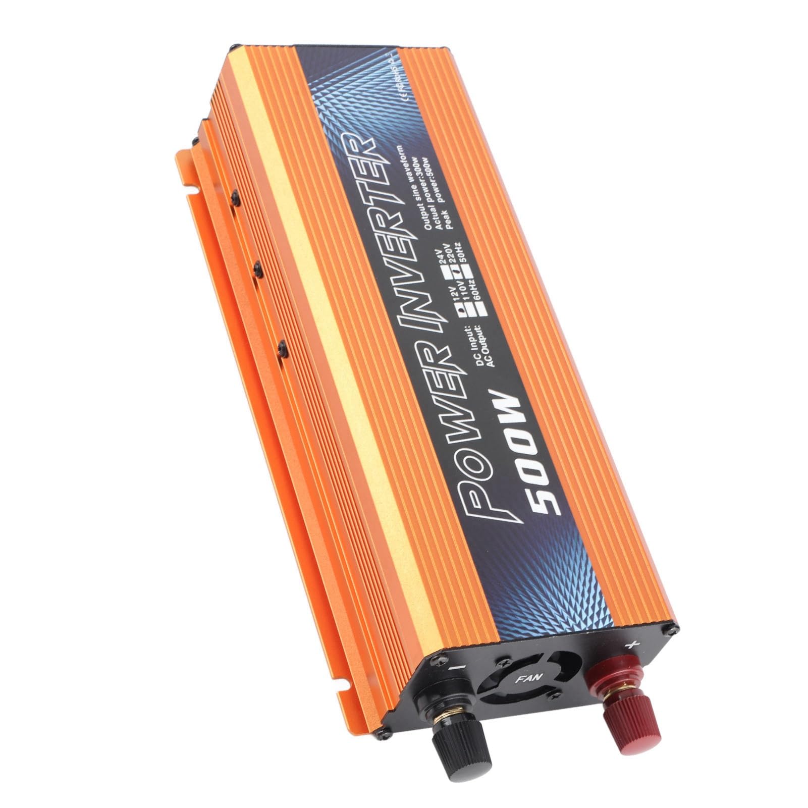 Przetwornica Napięcia Sinusoidalnego 500W w Samochodzie DC 12V na AC 110V z Portem USB i Wentylatorem Chłodzącym do Laptopów na Kempingu i do Użytku Awaryjnego (220V)
