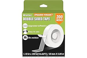 Clear Double Sided Filament Tape Strengthens Poster & Carpet Hold with Multipurpose Adhesive