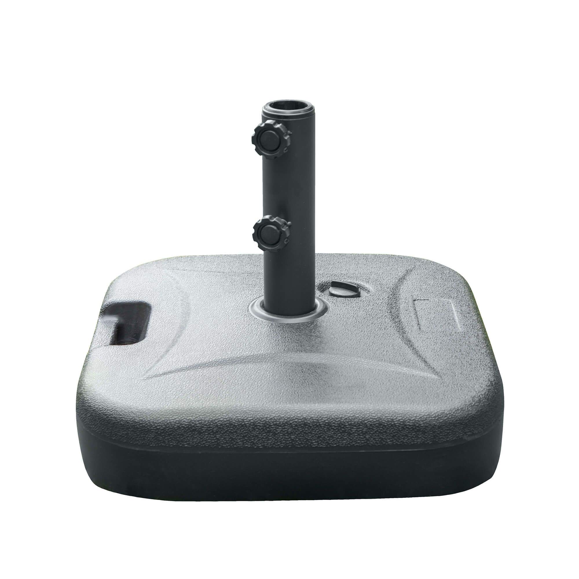 Alfresia 22L Heavy Duty Fillable Plastic Parasol Umbrella Base for Patio Yard - Sand or Water Filled