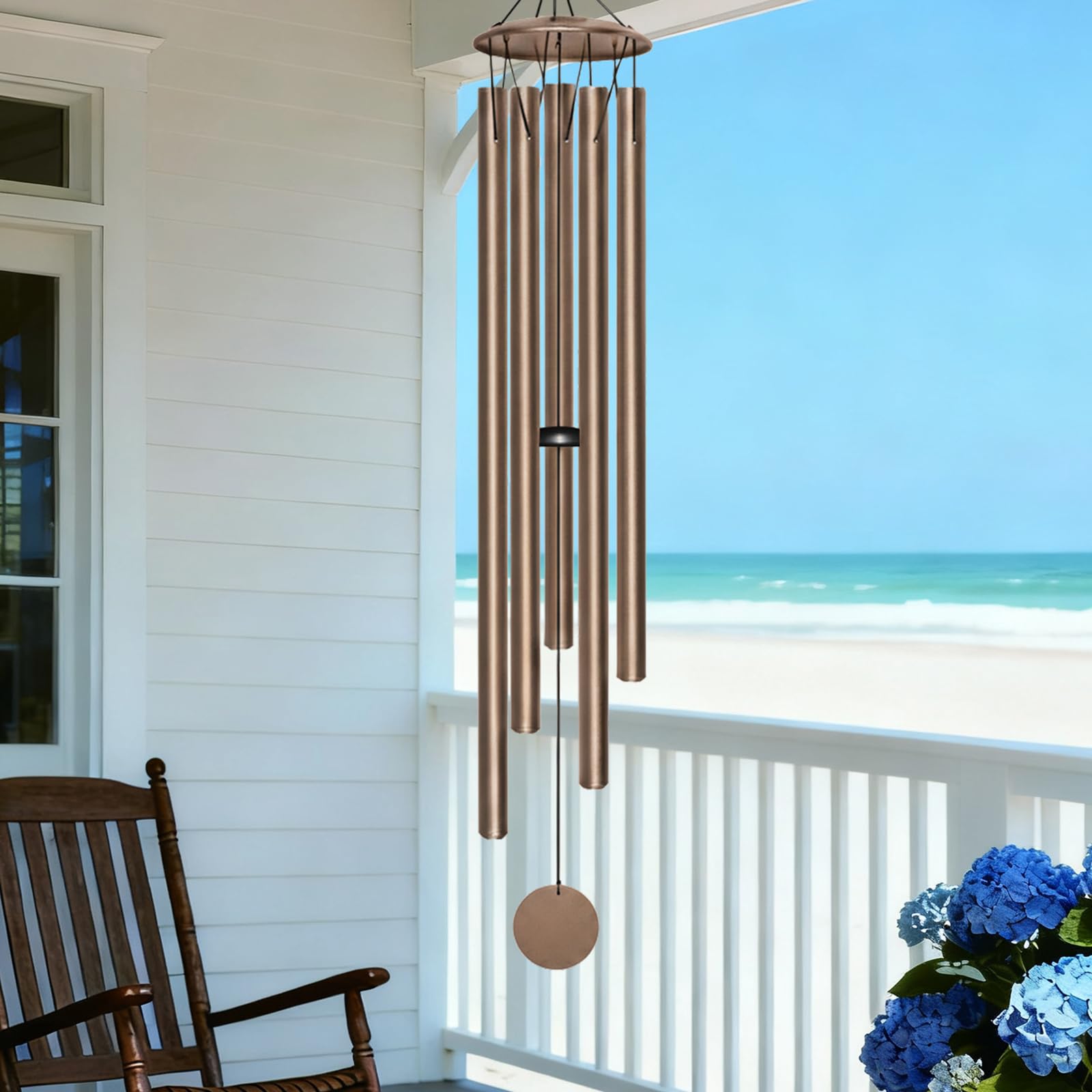 Large Wind Chimes for Outside Deep Tone, 65" Deep Tone Wind Chimes for Outside Porch Garden Patio Balcony Memorial Room Decor, Memorial Sympathy Gift for Loss of Loved One