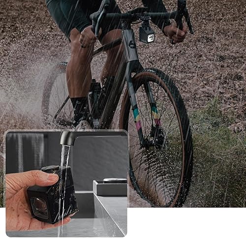 Miniatura 4 de Extreme Bright Cycle Frontlight Remote Change Water 1600LM Beam Night Cycling Warning Light Wide Beam Cycle Light