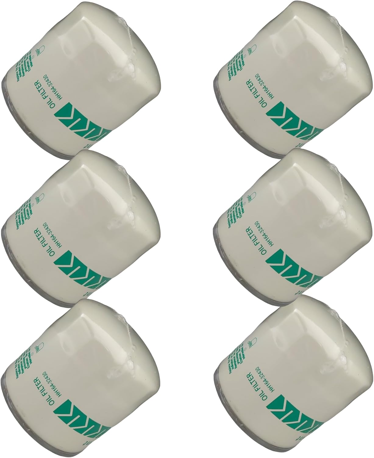 HH164-32430 Oil Filter For Kubota HH1C0-32430 AM101207 (6pc)