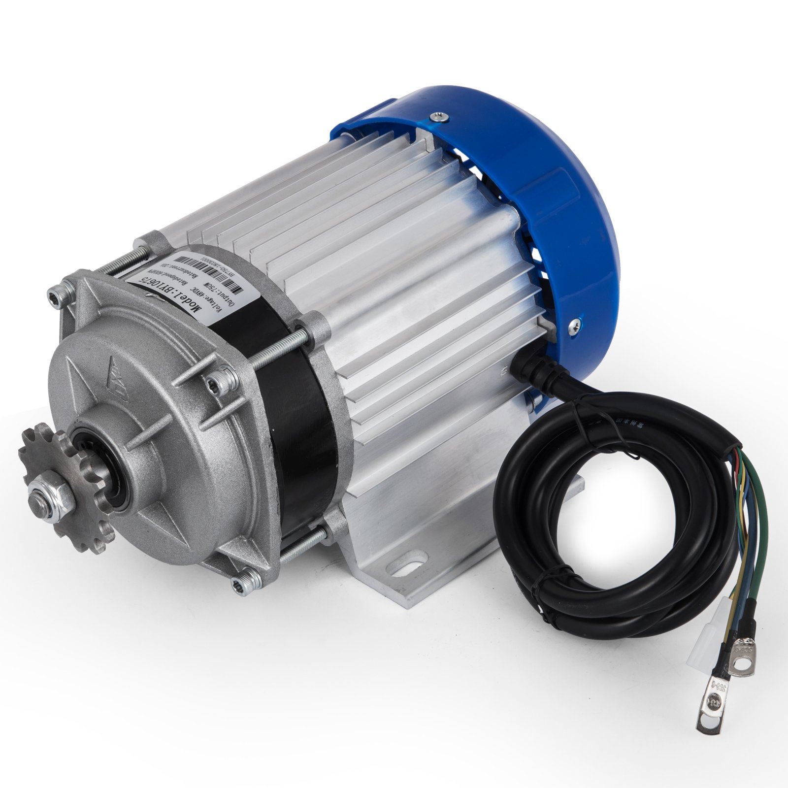 VEVOR Electric Motor 48V 750W DC Motor 600 RPM Rated Speed Brushless
