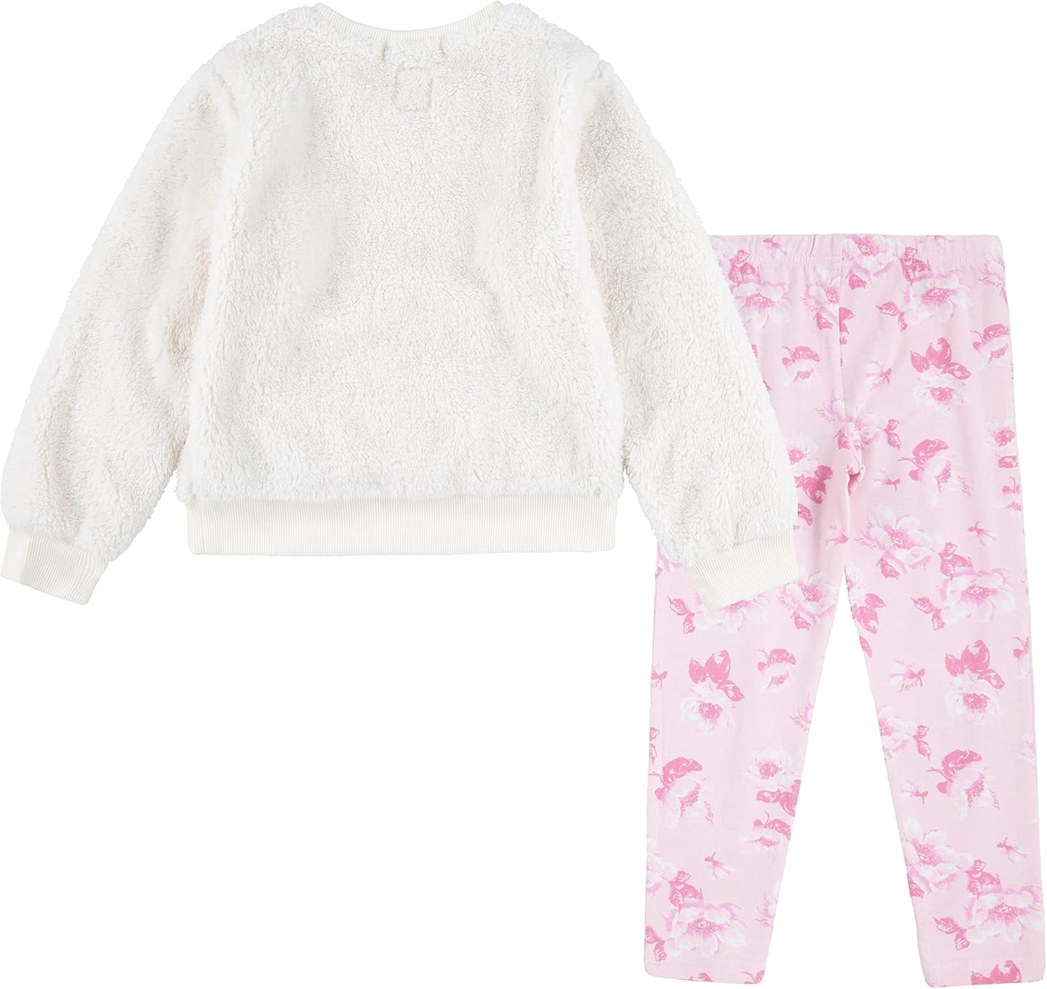Levi's baby-girls Crewneck Sweatshirt and Joggers 2-piece Outfit Set