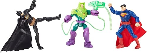 DC Comics Total Heroes Battle in a Box Figura de 3 unidades