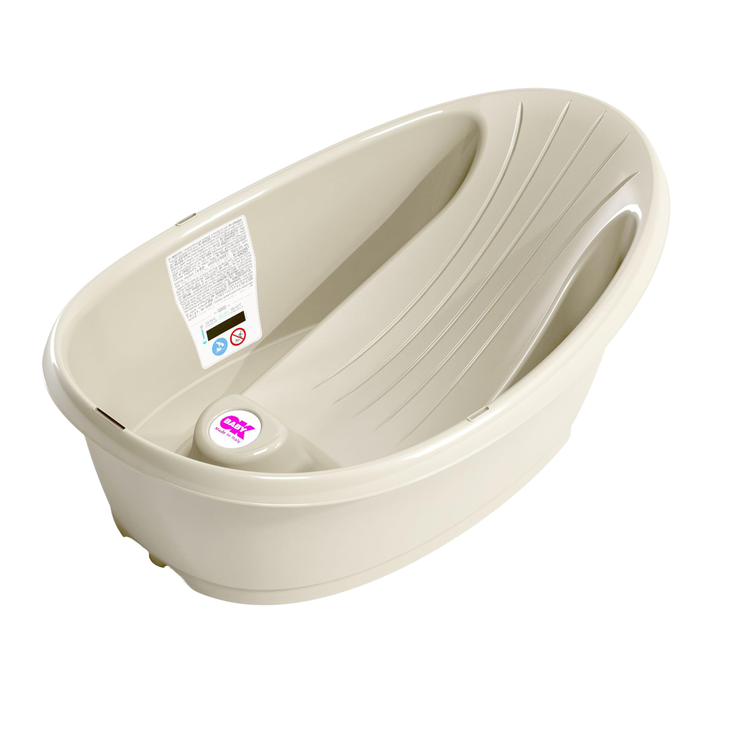 OKBABY Onda Baby Compact Baby Bath Tub, 0–12 Months, White