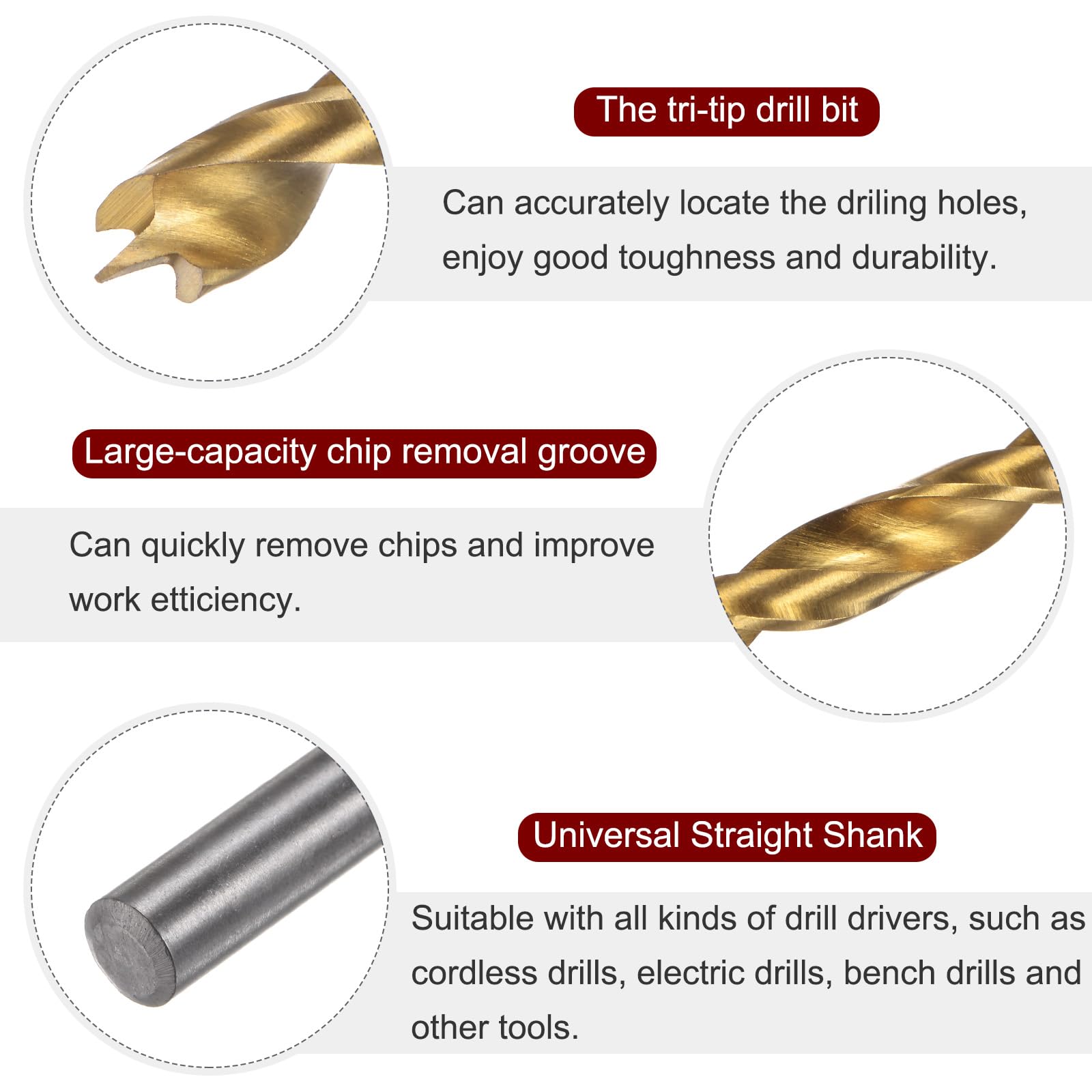 Mèches à Pointe De Centrage En Acier Rapide Métrique Centrotec Festool