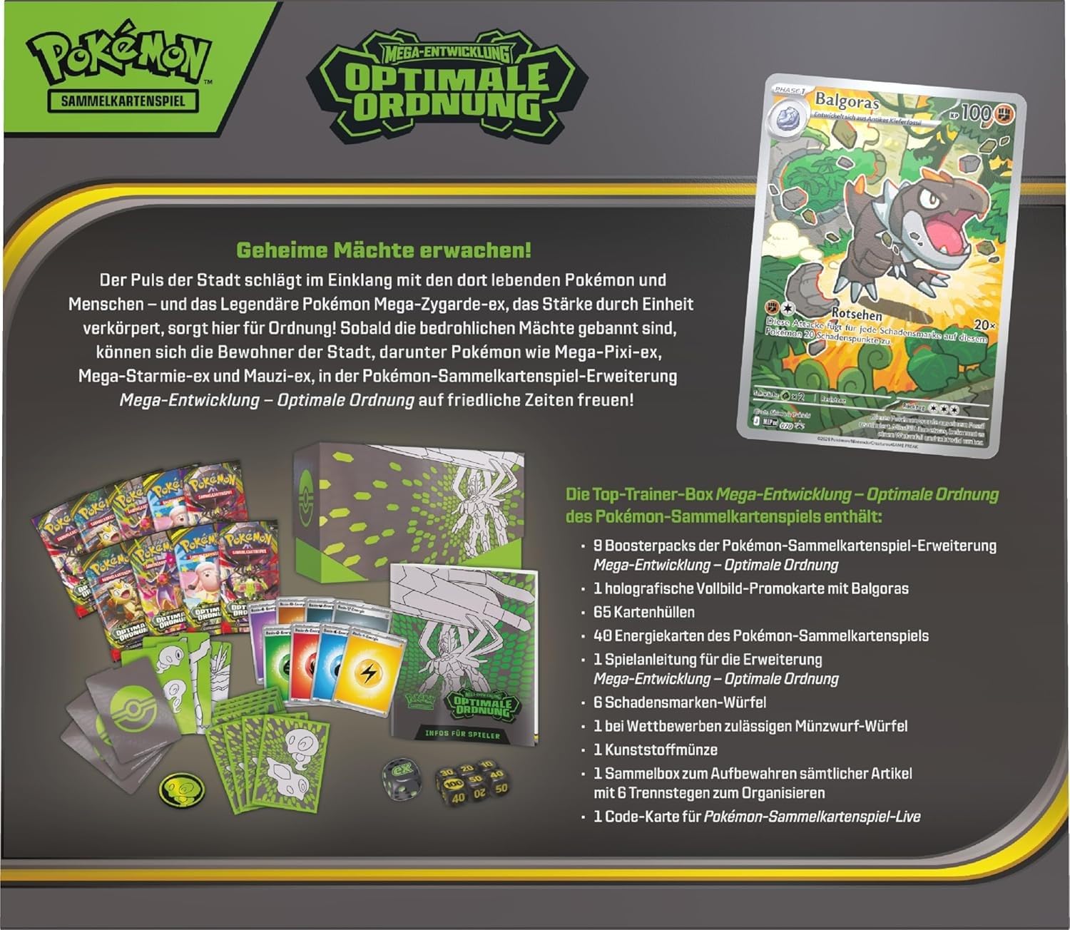 Pokemon Mega Sviluppo Ordine ottimale – Top Trainer Box TTB – Tedesco nuovo & OVP e BB-Toy-Tradesloader