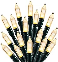 Vista 18 de Luces moradas de Halloween para exteriores, 33 pies, 100 luces LED impermeables de Navidad con 8 modos de iluminación, decoraciones de Halloween