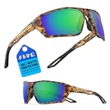 TOREGE Polarized Sports Sunglasses for Men Women Shooting Cycling Running Golf Fishing Sunglasses Durable Lens TR36