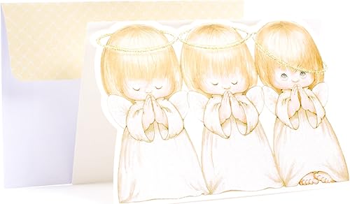 Miniatura 2 de Hallmark - Tarjetas de Navidad religiosas en caja, tres ángeles (16 tarjetas y 17 sobres)