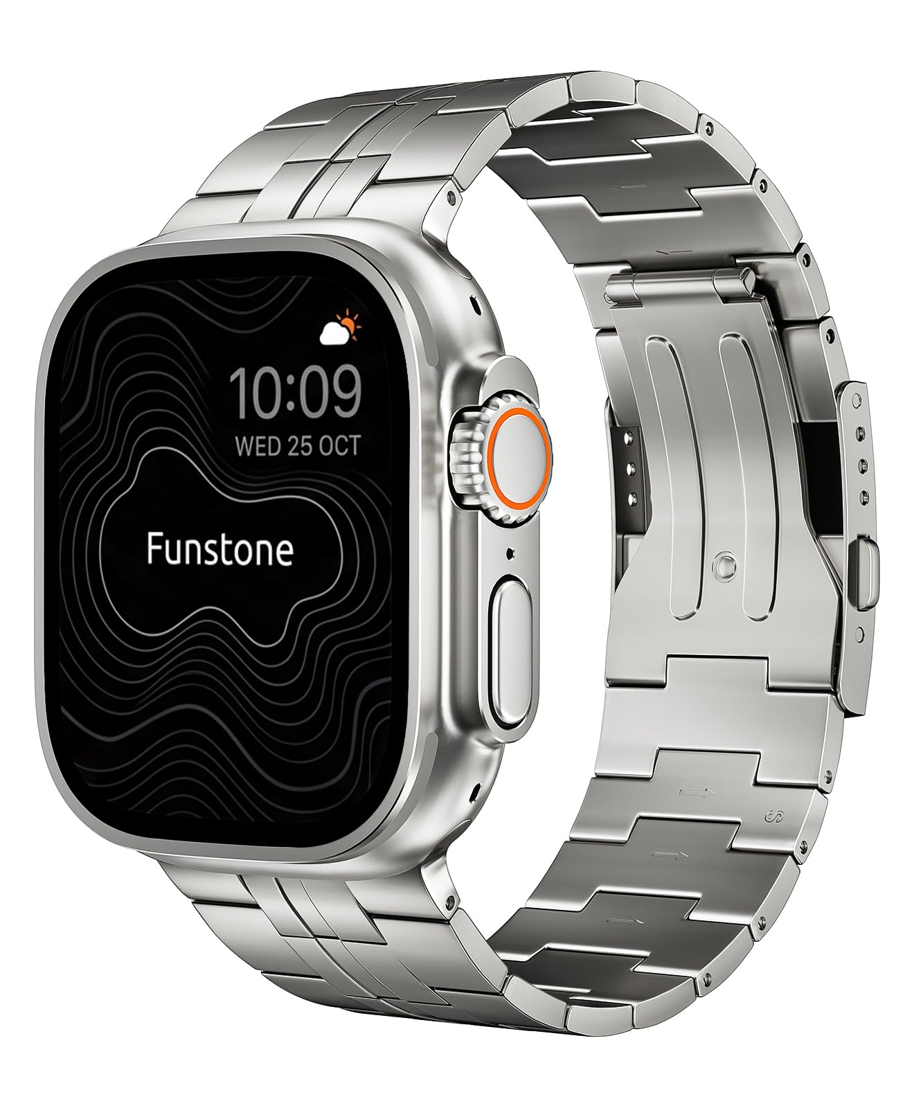 Bracelet titane Apple Watch Ultra ultralégère grade 5 - 8