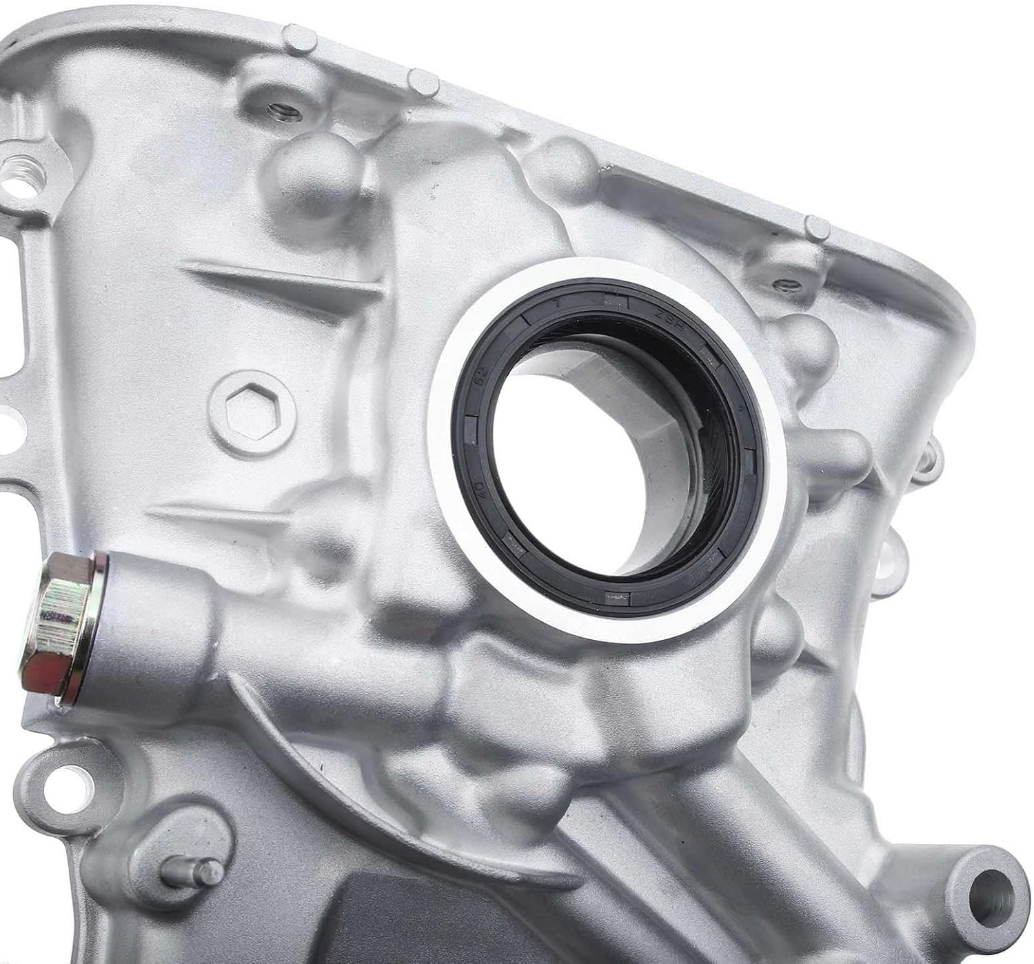 A-Premium Engine Timing Chain Cover with Oil Pump Compatible with Nissan Sentra 1995-1999 200SX 1995-1998 L4 1.6L DOHC GA16DE