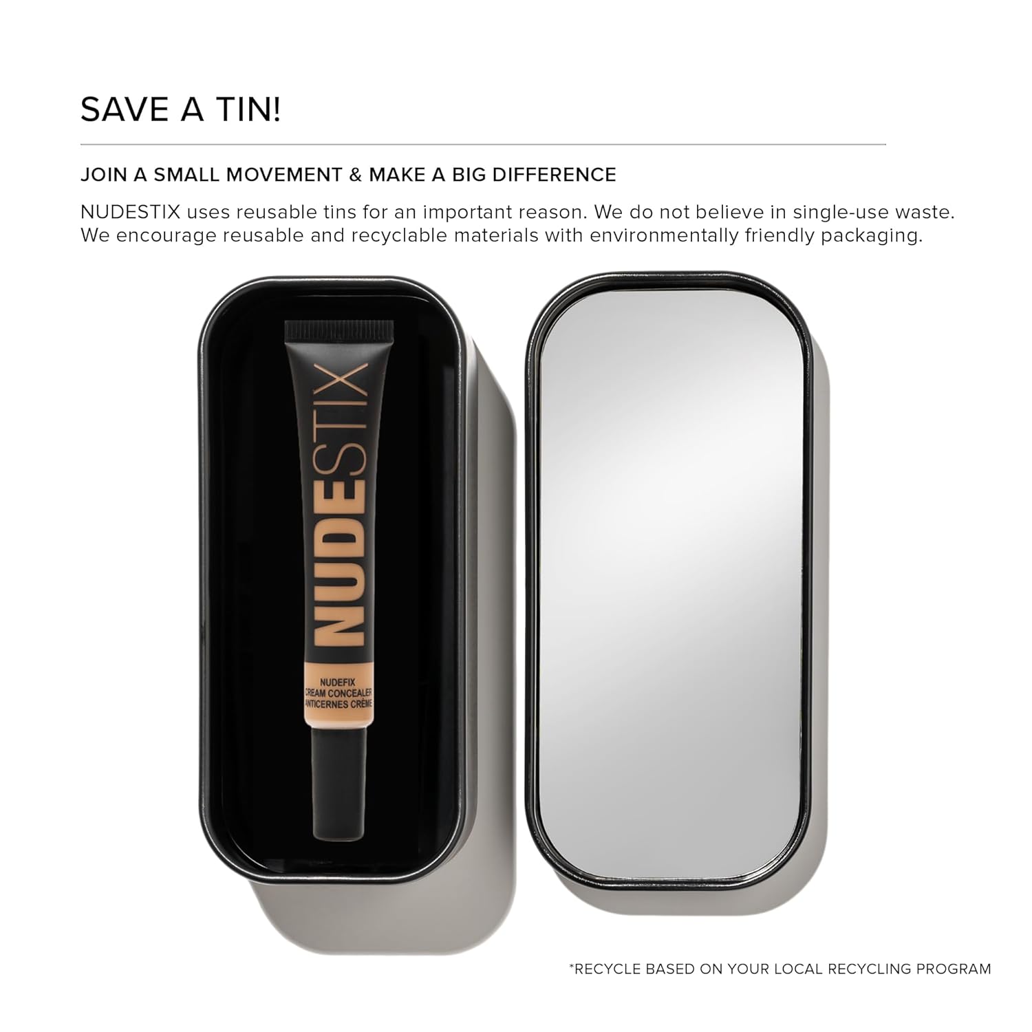 Nudestix NUDEFIX Cream Concealer – Hydrating, Buildable Liquid Concealer for Dark Circles, Redness & Blemishes | Skincare-Infused, Natural Finish | Clean, Vegan & Fragrance-Free - Image 4