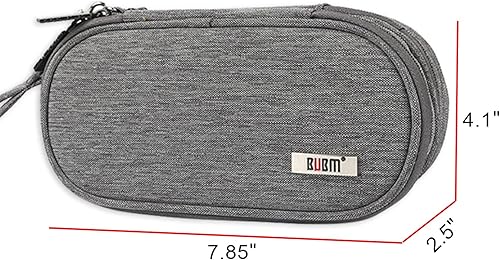 Miniatura 5 de BUBM Funda de almacenamiento de doble compartimento compatible con PS Vita y PSP, bolsa de transporte protectora, funda organizadora de viaje