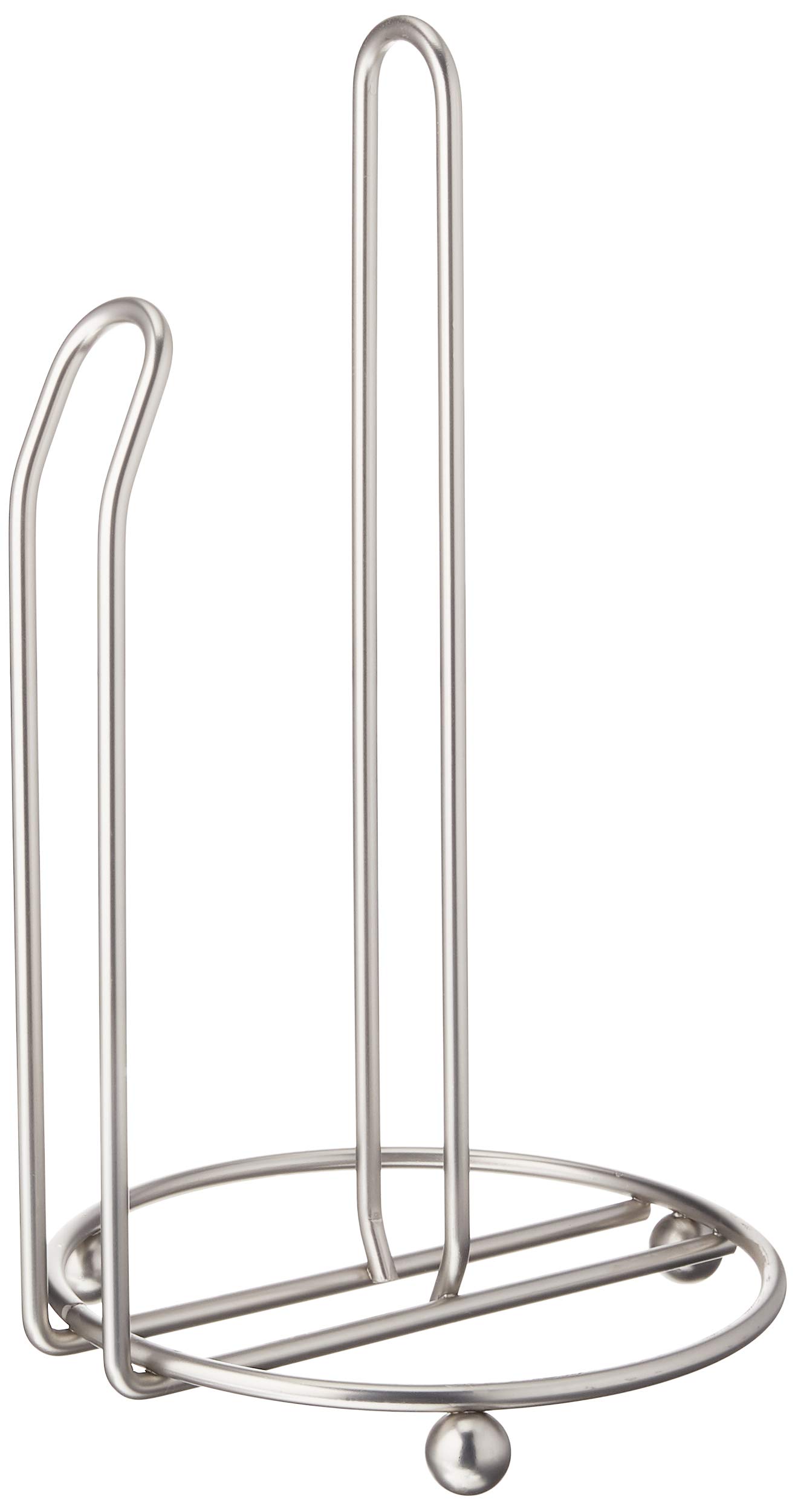 Spectrum Diversified Roll Dispenser Stand for Kitchen Countertop & Dining Room Table, Alloy Steel, Satin Nickel