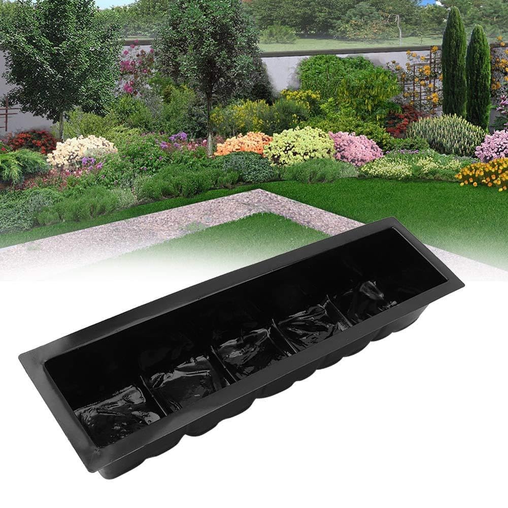 Cryfokt Ekologiczne Plastikowe Formy do Odskoczni, łatwa w Użyciu Forma do Kostki Brukowej Pięknych ścieżek Zewnętrznych, Ok.25x6,9x4,5 Cala, 2 Szt