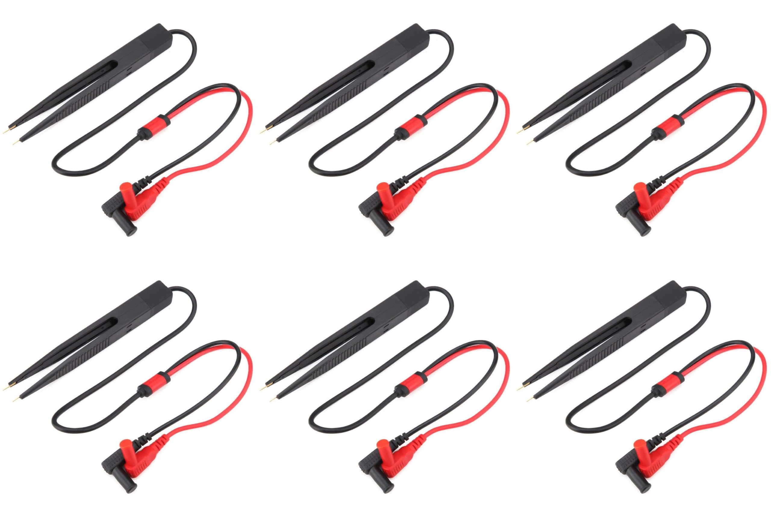 (6 pc) FlyRobo Multimeter LCR Patch Capacitance and Inductance SMD Tester Pen Tweezers-image-24