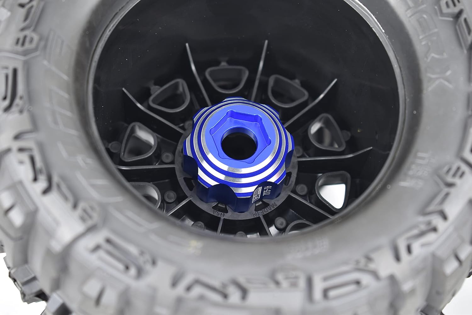 GPM Upgrades Pro-Line 8X32 To 17MM 1/2” Offset Aluminum 7075T-6 Hex Adapters For Pro-Line 8X32 3.8” Removable Wheels #6353-00/#6345-00 Rc Cars (blue*2)