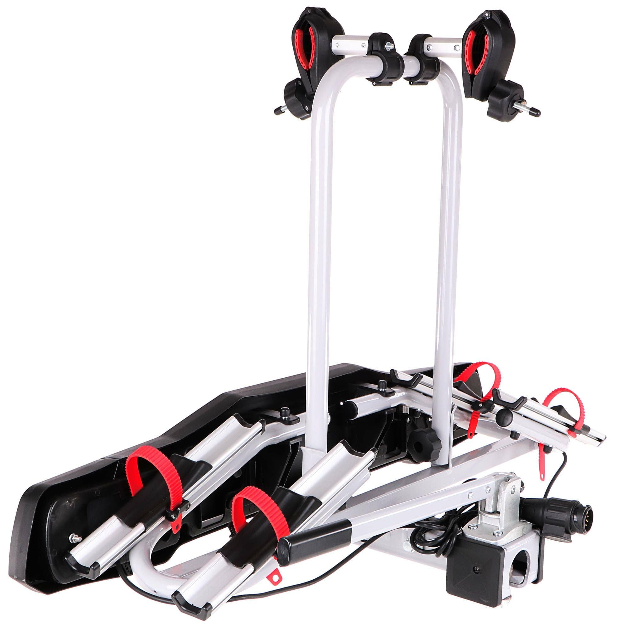 Bike 2 | Portabicicletas para Enganche de Remolque | para 2 Bicicletas | Plegable con Cerradura, 13 Polos | Capacidad de Carga de 30 kg