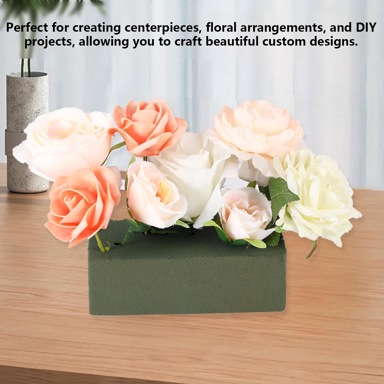 Bloc Mousse Florale, 6 Blocs De Mousses Verts Pour Fleurs