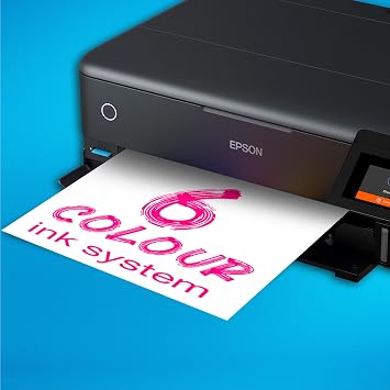 Epson EcoTank ET-8550 Ink Tank Printer | Photo Printing | 6-Colour Inks | Wireless | A3+ | Print, Copy, Scan | 10.9cm Touchscreen | Double-Sided Printing | Rear Paper Feed