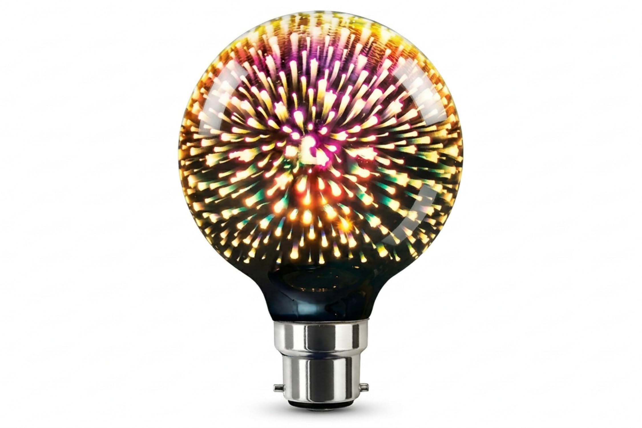 TBE LIGHTING 4W G80 Firework LED Bulb – 3D Decorative Vintage Filament, 220–240V, B22 Bayonet Base, Warm White Ambient Lighting for Home, Bar, Café & Restaurant