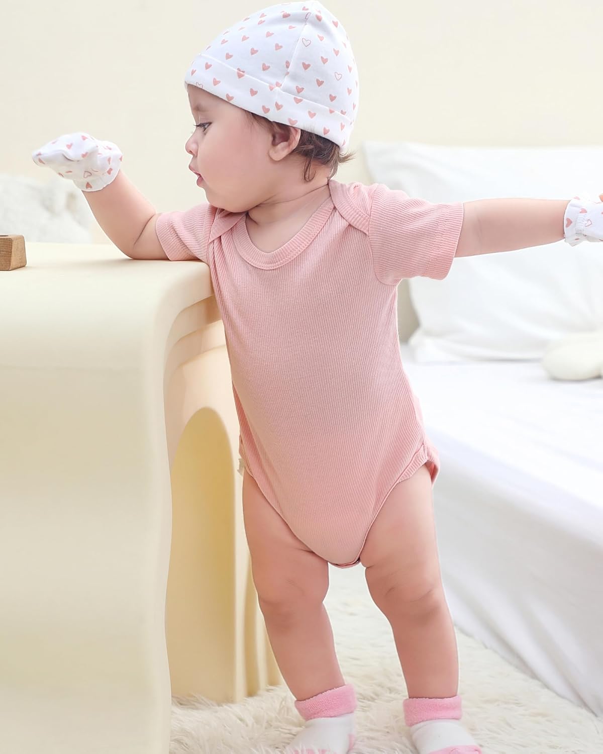 Newborn Baby Boy Girl Bodysuits Short Sleeve Summer Infant Clothes 0-12 Month - Image 5