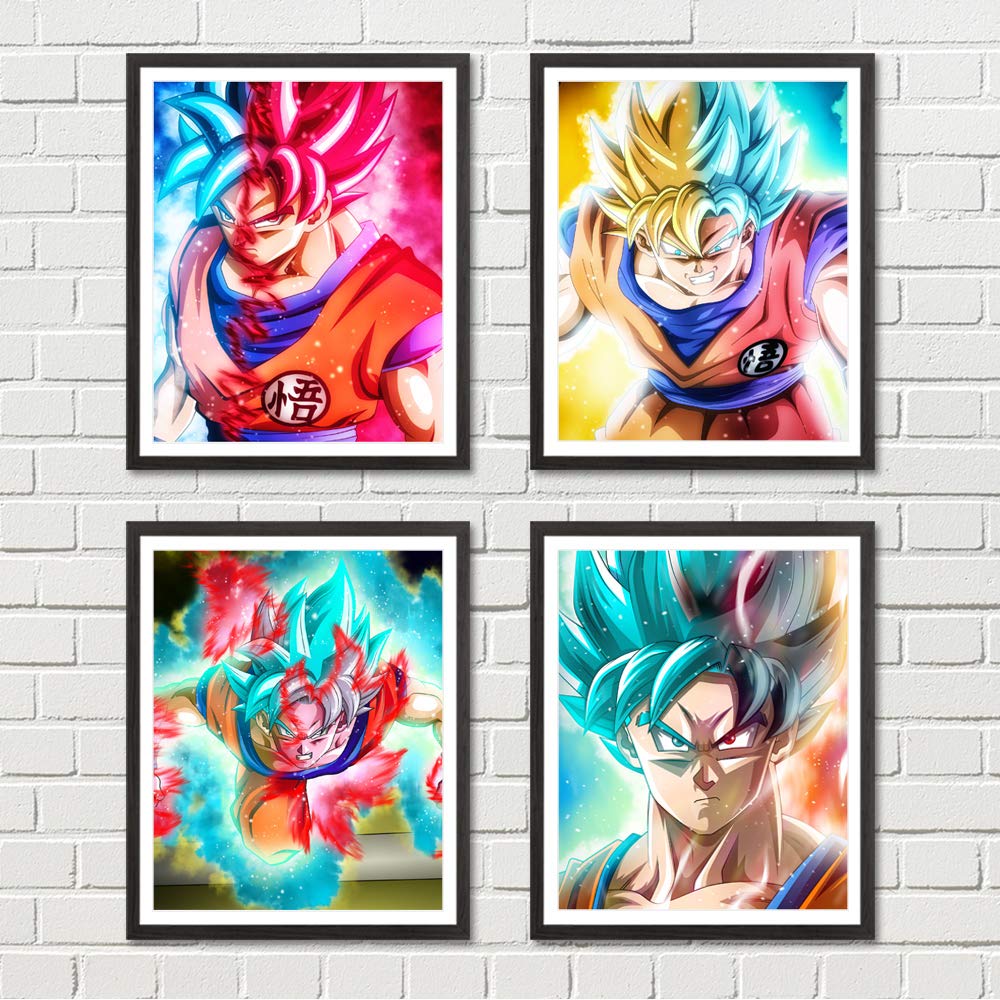 Japanese Manga Anime Poster Canvas Prints 8 x 10 inches Wall Art Decoration, No Frame