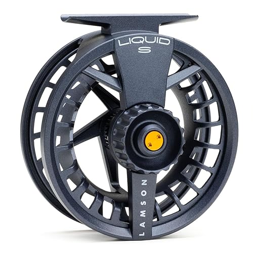 LAMSON | Liquid S-Series & HD Fly Fishing Reels | All-Water | Large Arbor, Powerful Sealed Drag, Pressure Cast Aluminum