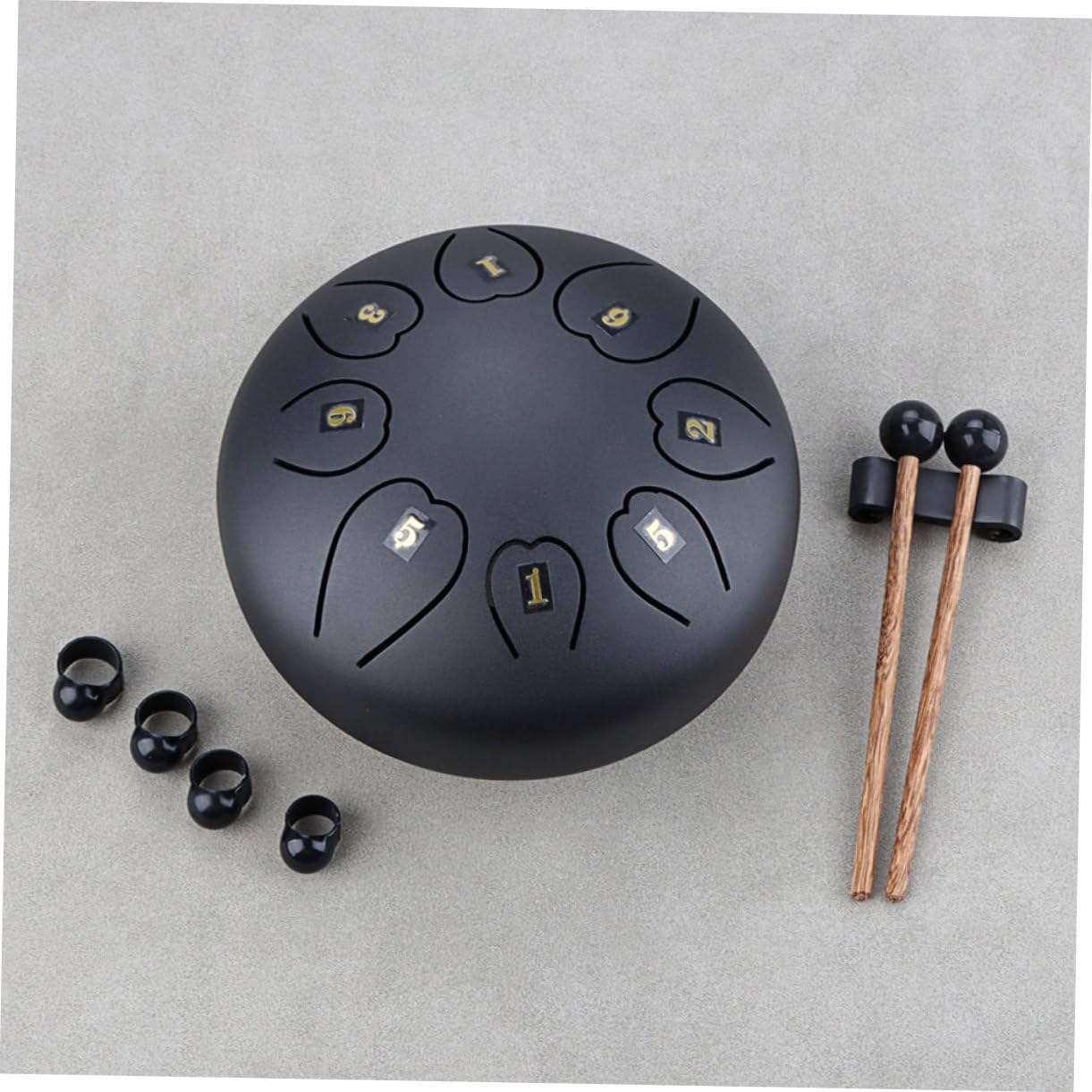 Yardwe Instrumento de Lengua Etéreo Percusión Portátil de Mano para Principiantes Instrumento Musical para Amantes Música para Escenario de Entretenimiento Familiar