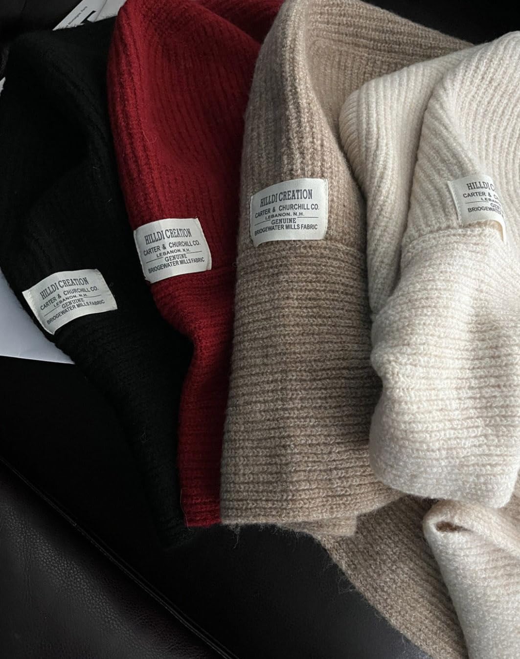 Women's Winter Knitted Hat Beanie Balaclava Hooded Cap Scarf Hat Soft Knit Skull Cap Hood Scarf Neck Warmer Beanies - Image 7